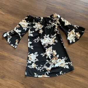 Floral Off-Shoulder Dress